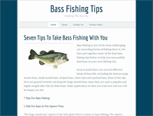 Tablet Screenshot of fishinglurestips.com